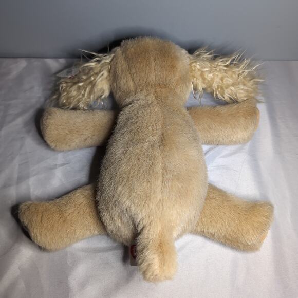 Lot of 2 Ty Classic Corky Cocker Spaniel Baby Paws Bear Lying Puppy Dog 1996 - Picture 7 of 16